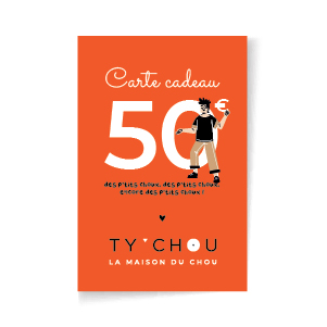 carte cadeau TYCHOU 50euros